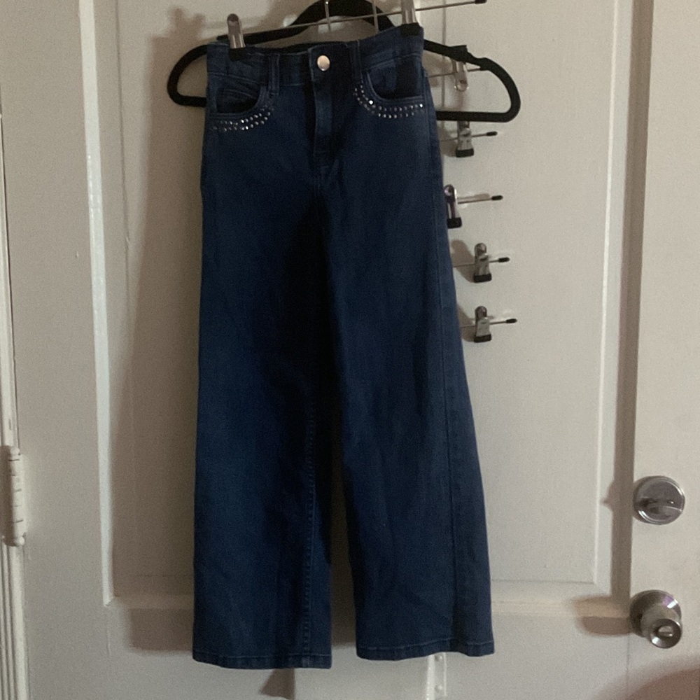 Michael Kors Kids Navy Jeans with Silver Studs